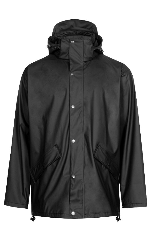LYNGSØE LR1357 rain jacket BLACK | Waterproof jacket EOKO-TEX ...