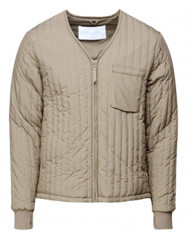 RAINS ”Liner Jacket” thermal jacket w/ V-neck, zipper & pockets
