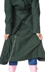 HRD "Bowie 5,000" long BLACK bike raincoat, breathable