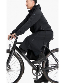 AGU "City Slick 10,000" long BLACK raincoat MEN & WOMEN, breathable