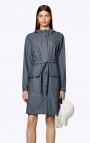 RAINS ”Curve Jacket” TAUBE, OLIVE & BLUSH ROSE rain jacket WOMEN w/ zipper & tie belt