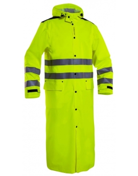 GRUNDÉNS "Orion 360" X-long raincoat (135 cm) EN ISO 20471-3 approved